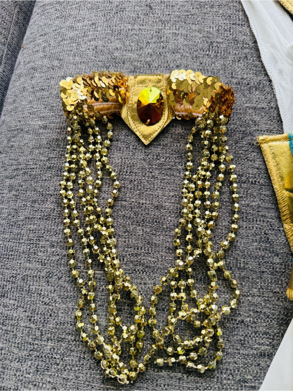 ๐ฉต๐ CLEOPATRA ๐๐ฉต 4PC GIRL COSTUME SIZE MEDIUM (8-10) ๐NWT๐ - Picture 3 of 14
